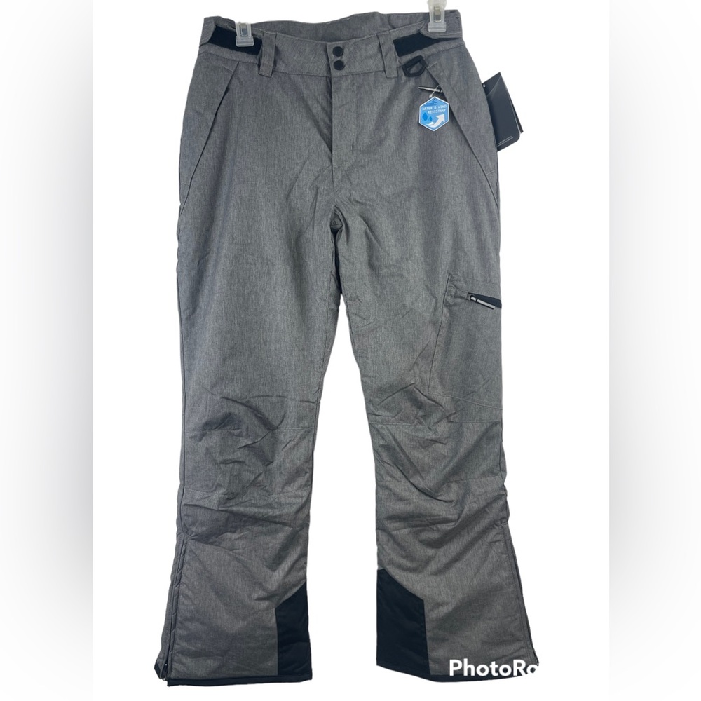 Women’s Size Medium Artic Quest Water & Wind Resistant Snow Pant Heather Grey